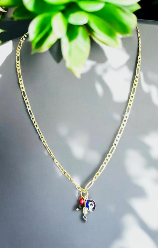 Evil Eye Protection Necklace The Azabache 20"