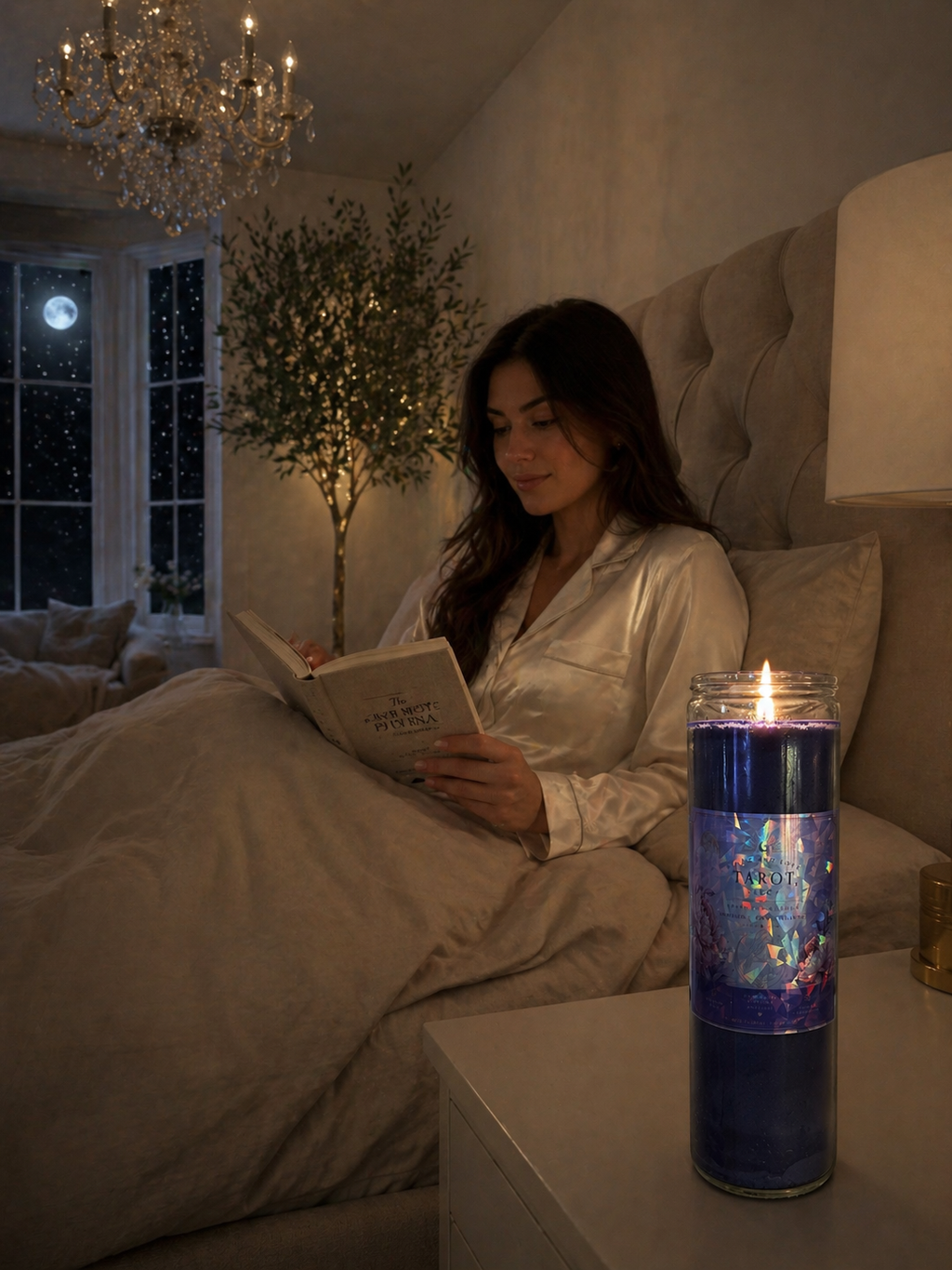 Moonlight Serenity Sleep Calmly Ritual Candle