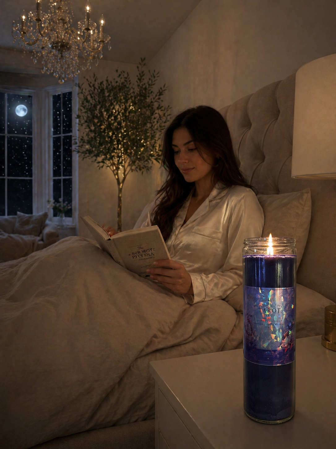 Moonlight Serenity Sleep Calmly Ritual Candle