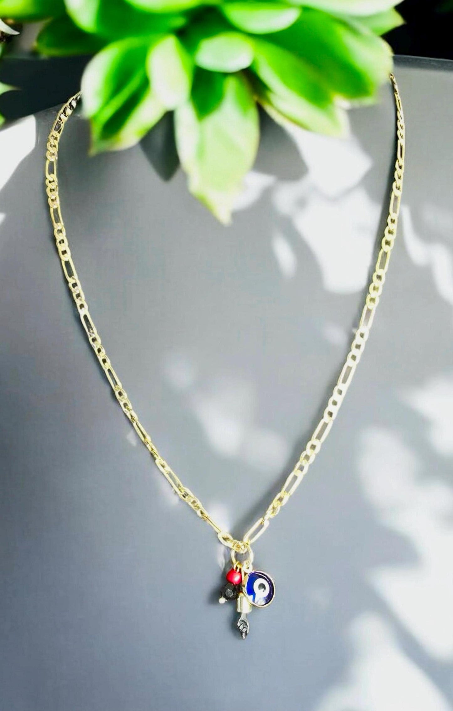 Evil Eye Protection Necklace The Azabache 20"