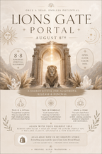 8/8 Lion’s Gate Portal Manifestation Ritual Once A Year