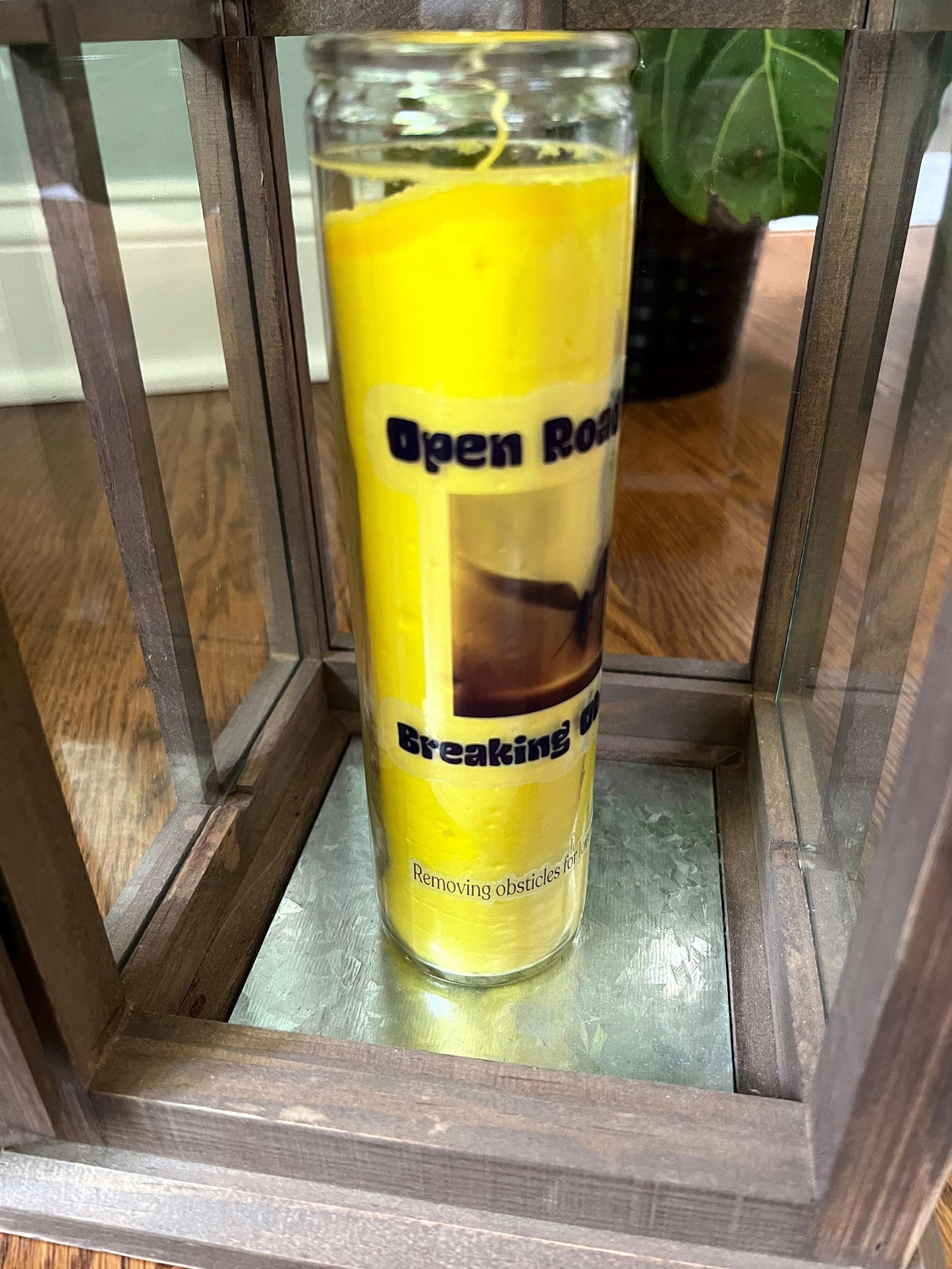 Open Roadway and Breaking Obstacles Candle