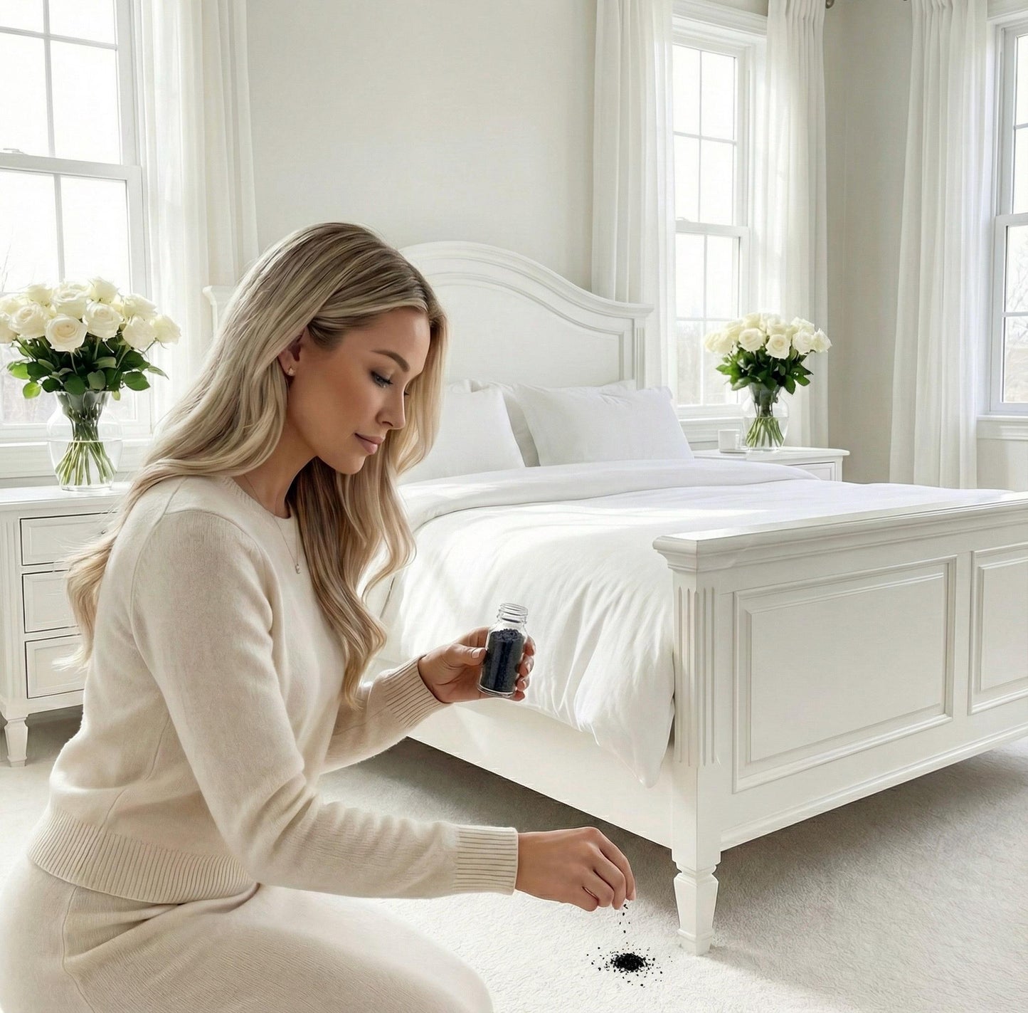 Black Salt Protection Powder • Hoodoo, Witchcraft, Spiritual Cleansing, Banishing, Warding, Negative Energy Removal