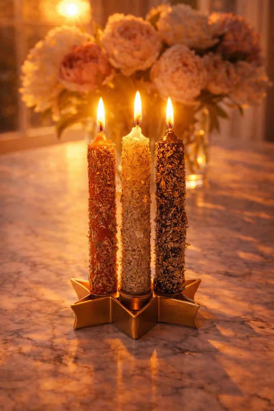 Send To Sender Triple Action Candle Set