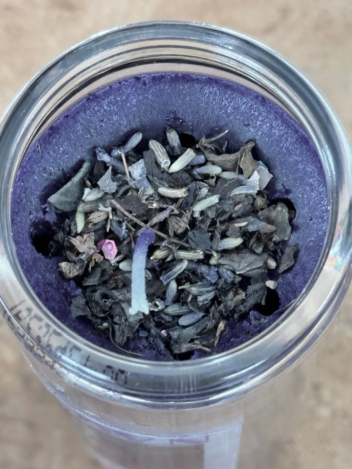 Crown Chakra Candle | Sahasrara Ritual Candle | Spiritual Awakening • Meditation • Intuition • Altar Decor and Reiki Candle