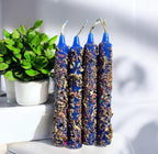 Evil Eye Candles: Soy Wax, Altar Candles - Set of 4