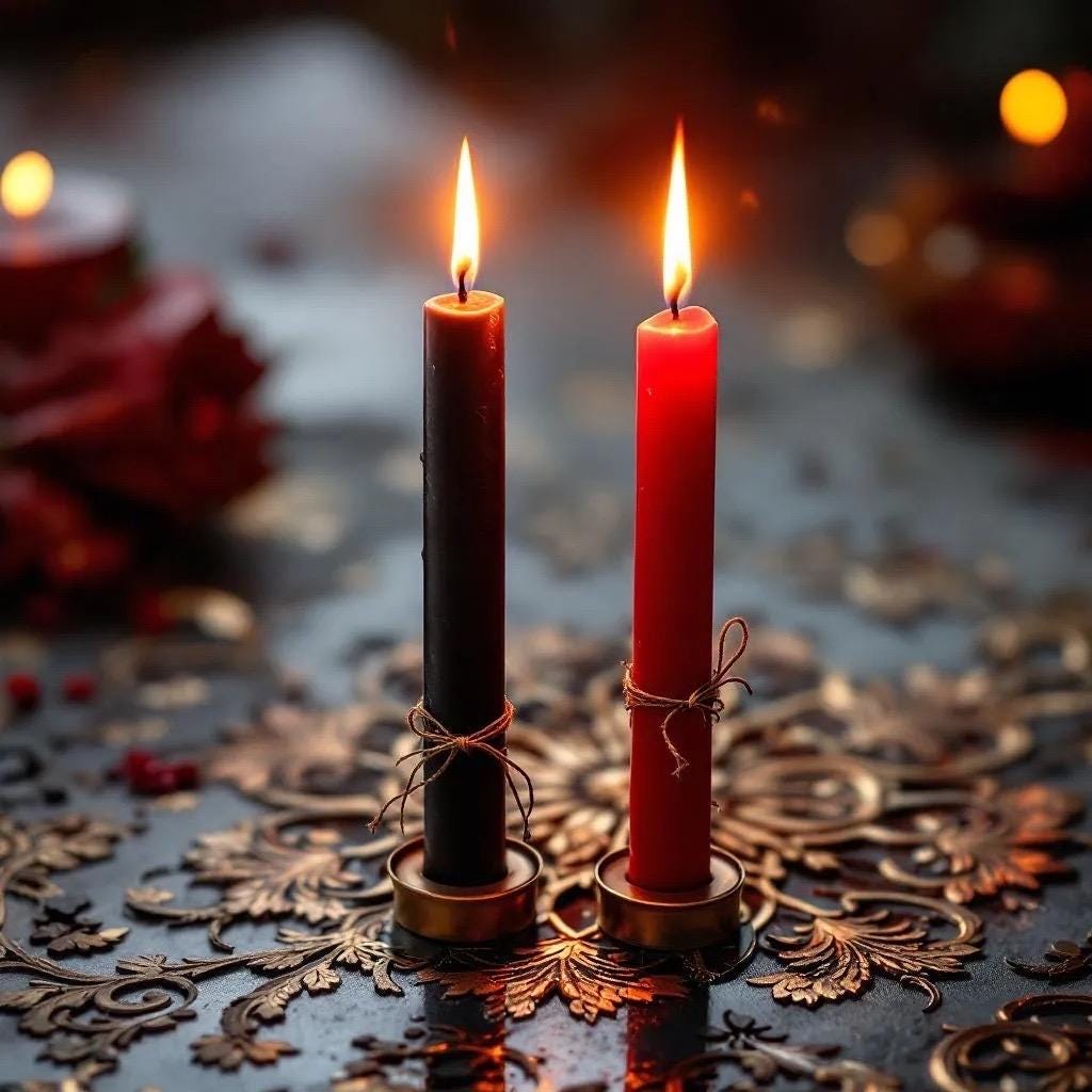 Cord Cutting Candle Kit: Break Ties, End Relationships (DIY)