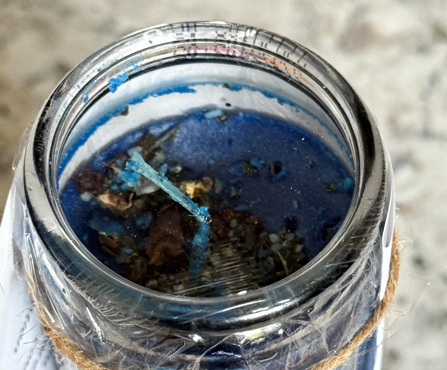 Blue Evil Eye Protection Candle – 7 Day Spiritual Cleansing