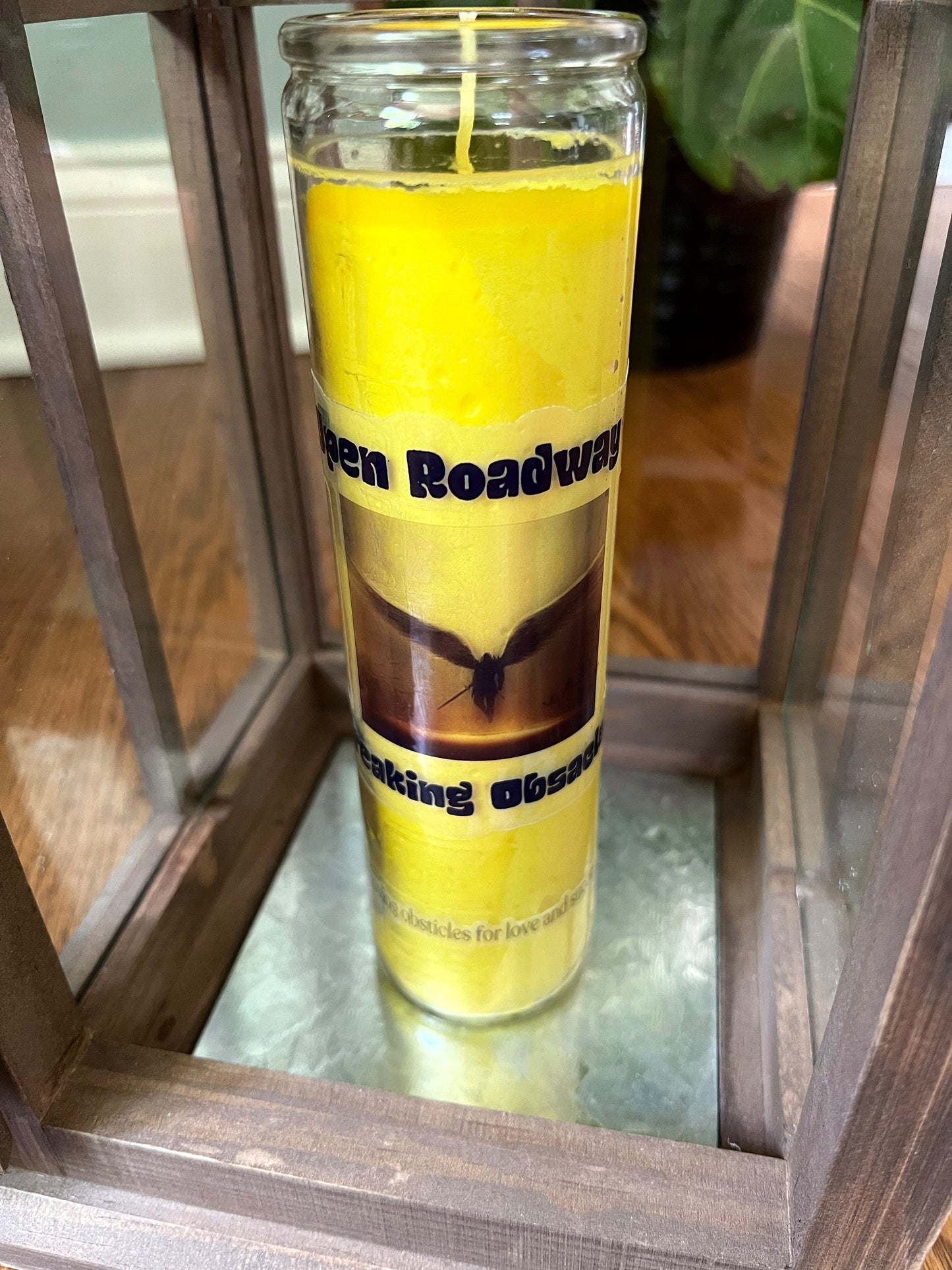 Open Roadway and Breaking Obstacles Candle